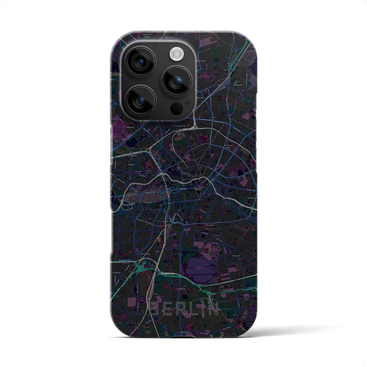 【ベルリン(ドイツ)】地図柄iPhoneケース(バックカバータイプ)