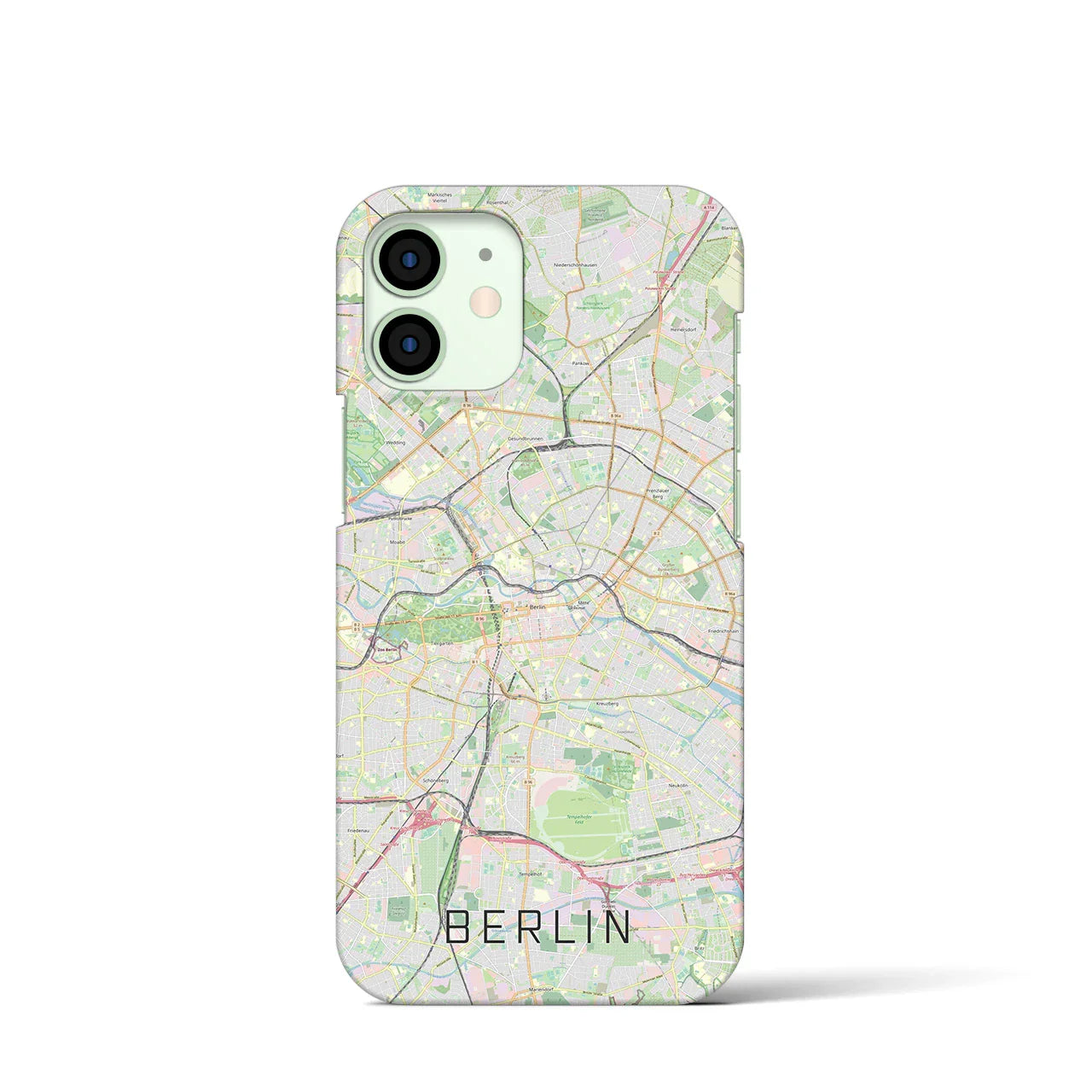 【ベルリン(ドイツ)】地図柄iPhoneケース(バックカバータイプ)