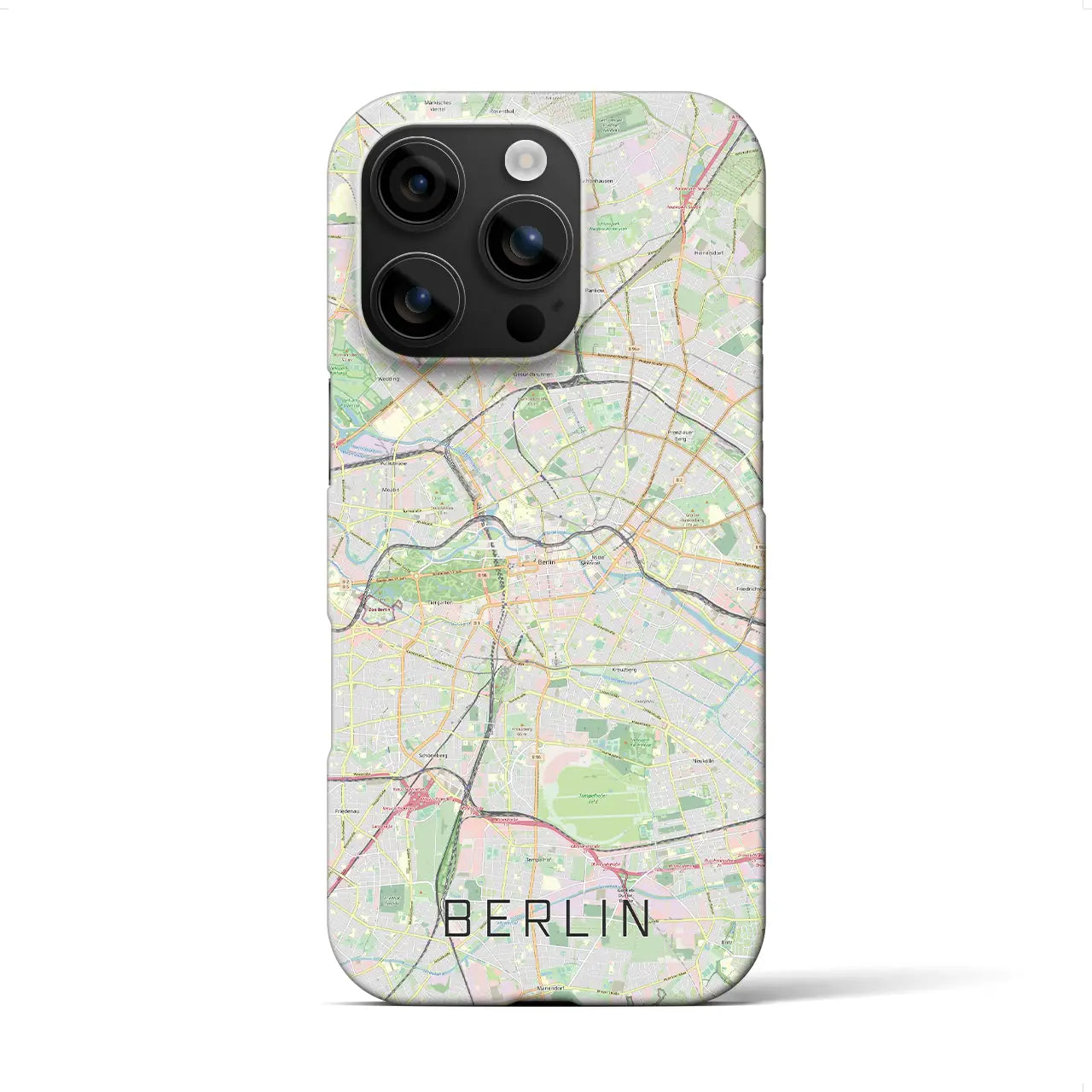 【ベルリン(ドイツ)】地図柄iPhoneケース(バックカバータイプ)