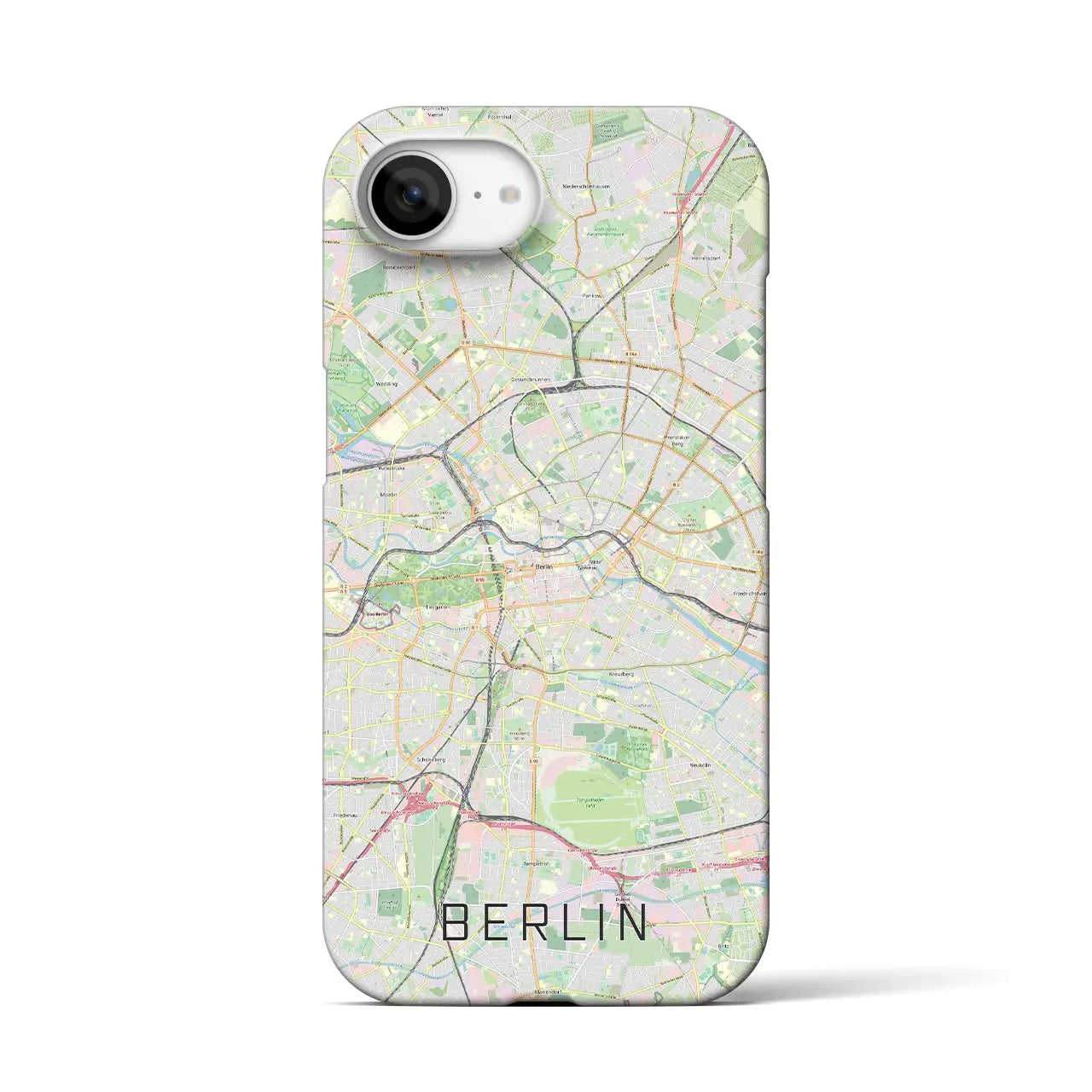 【ベルリン(ドイツ)】地図柄iPhoneケース(バックカバータイプ)