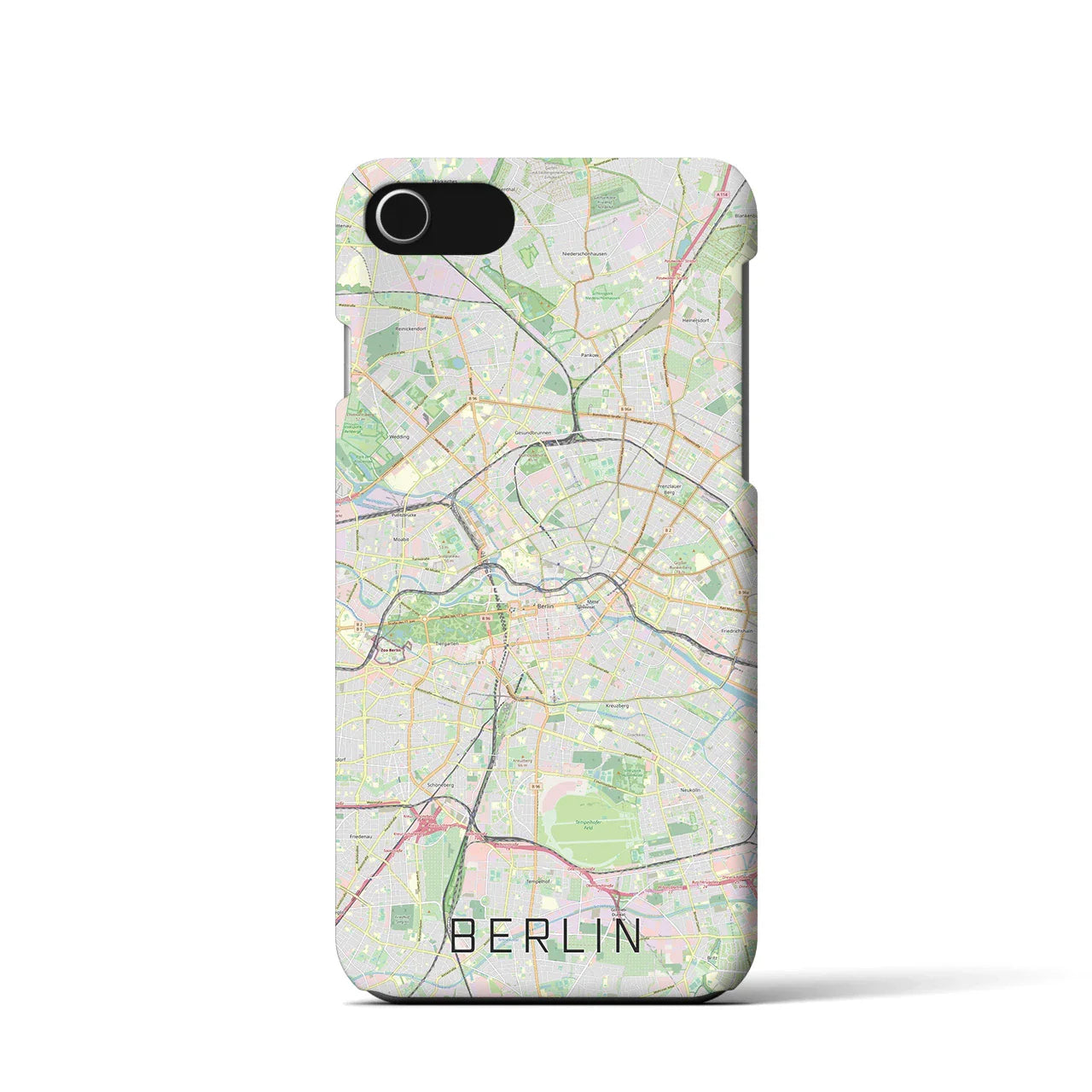 【ベルリン(ドイツ)】地図柄iPhoneケース(バックカバータイプ)