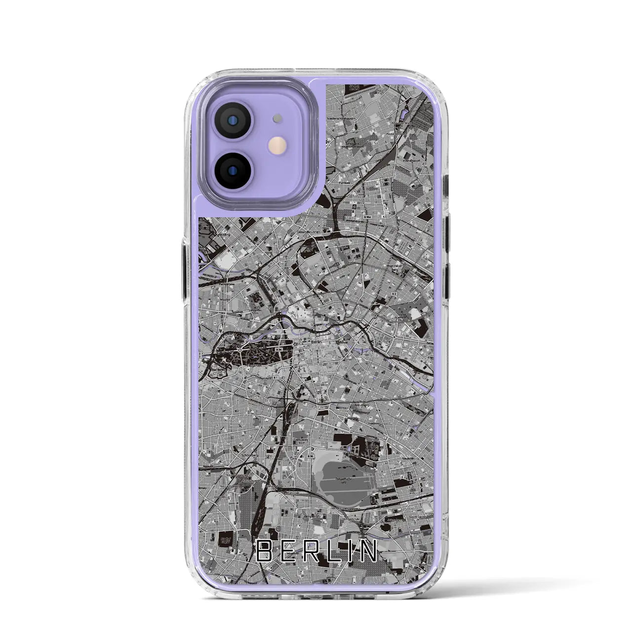 【ベルリン(ドイツ)】地図柄iPhoneケース(MagSafeタイプ)
