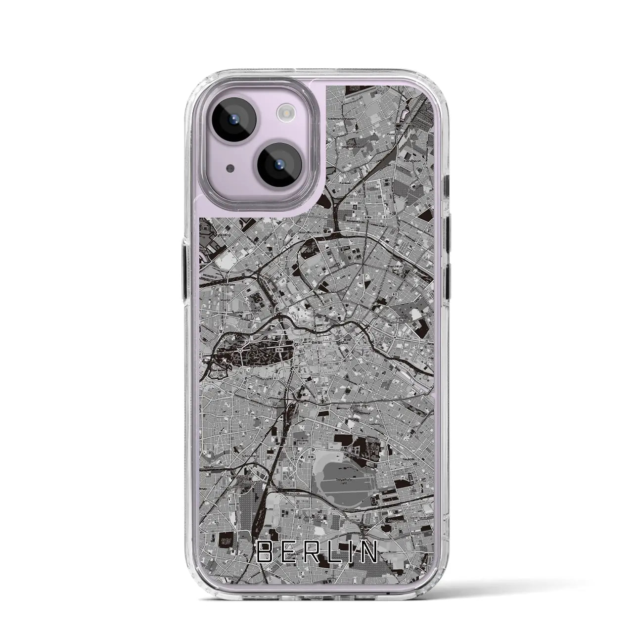 【ベルリン(ドイツ)】地図柄iPhoneケース(MagSafeタイプ)