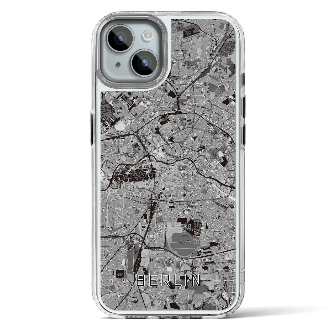 【ベルリン(ドイツ)】地図柄iPhoneケース(MagSafeタイプ)