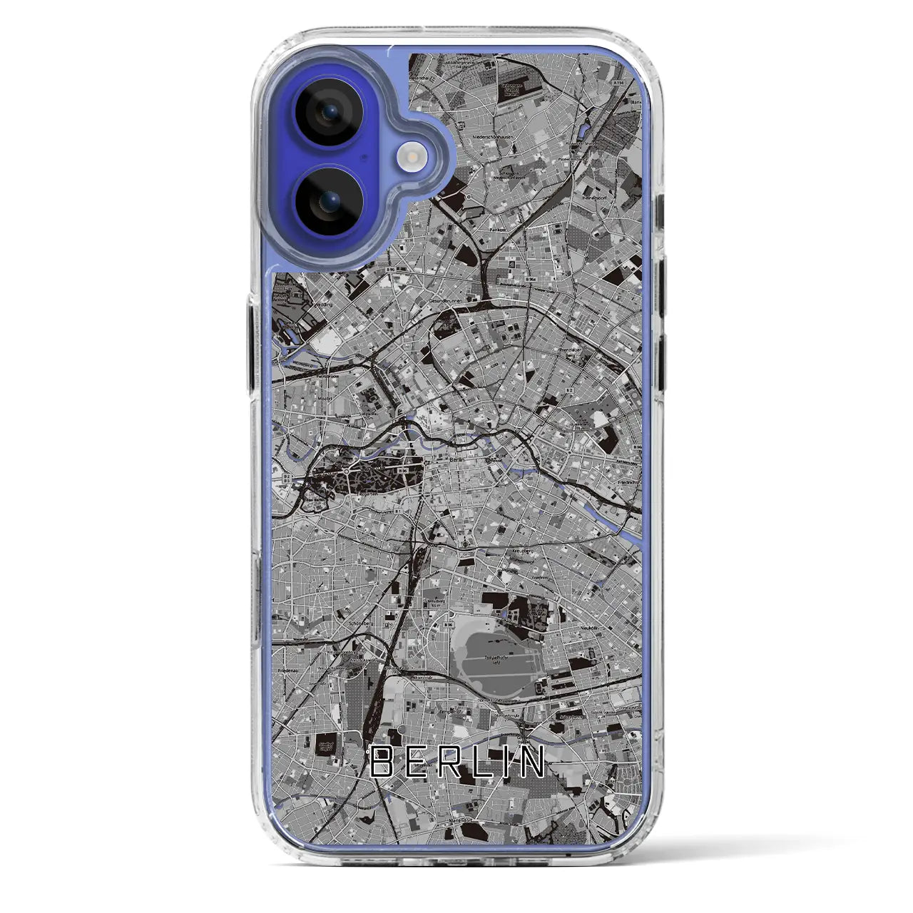 【ベルリン(ドイツ)】地図柄iPhoneケース(MagSafeタイプ)