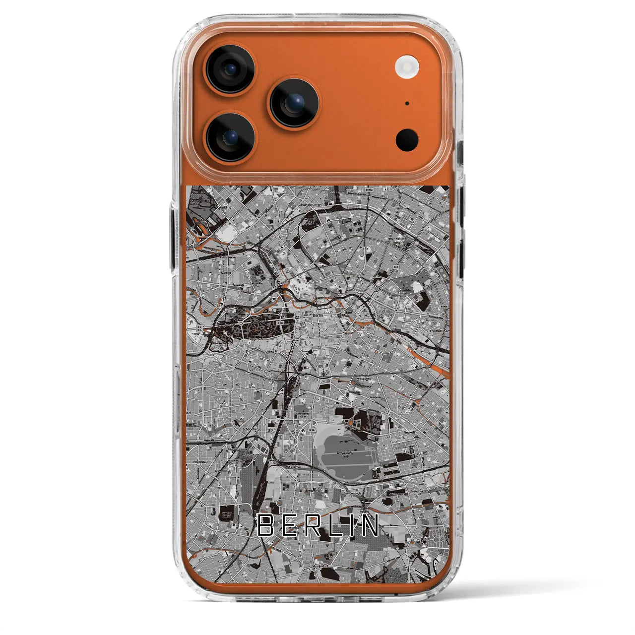 【ベルリン(ドイツ)】地図柄iPhoneケース(MagSafeタイプ)