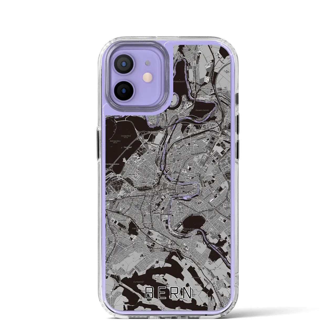 【ベルン(スイス)】地図柄iPhoneケース(MagSafeタイプ)