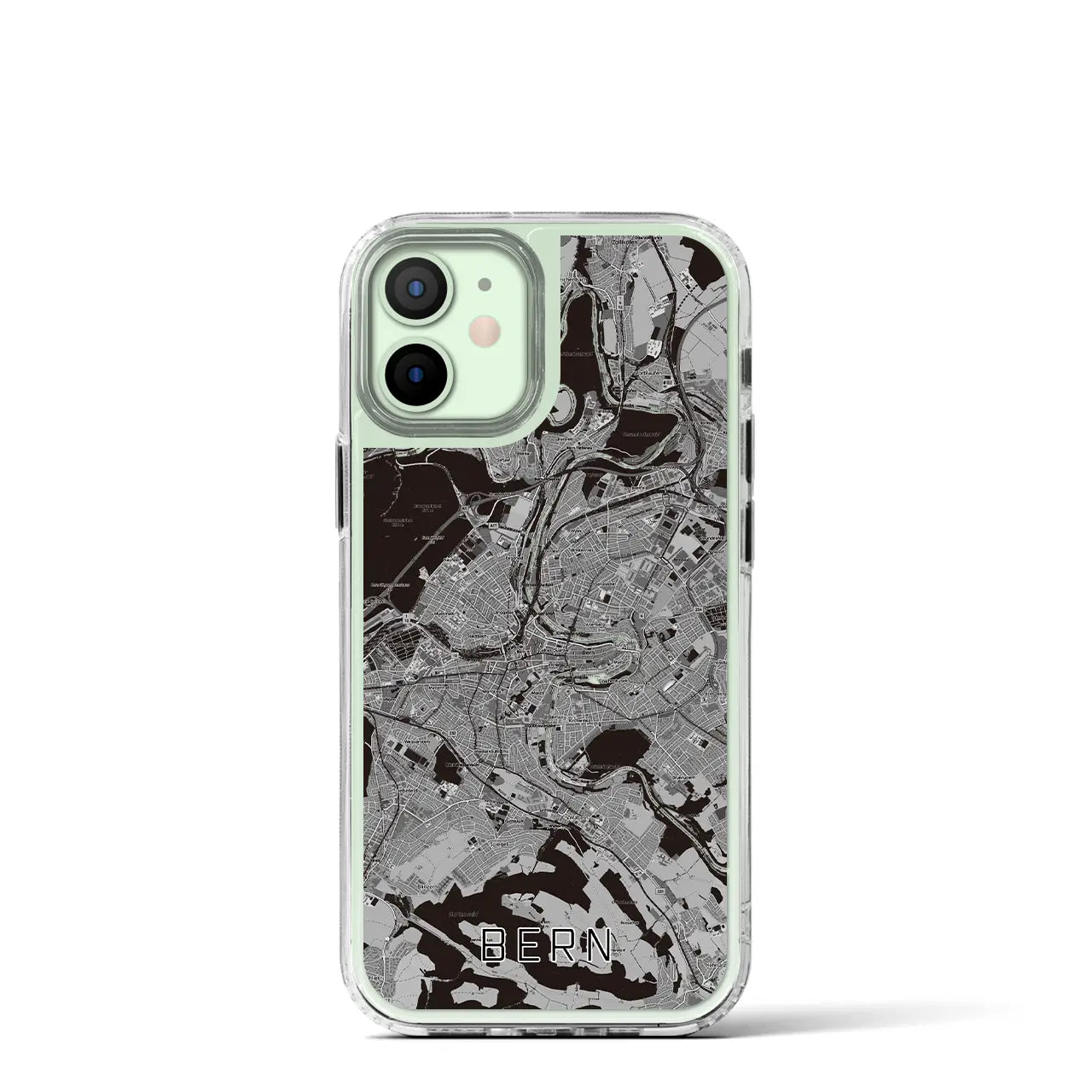 【ベルン(スイス)】地図柄iPhoneケース(MagSafeタイプ)