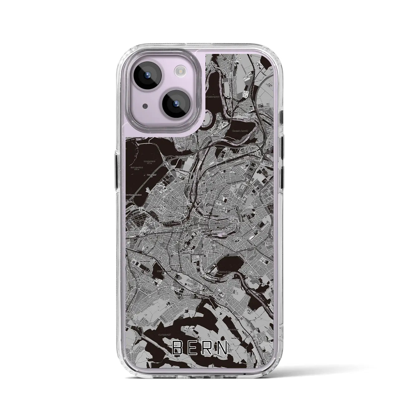 【ベルン(スイス)】地図柄iPhoneケース(MagSafeタイプ)
