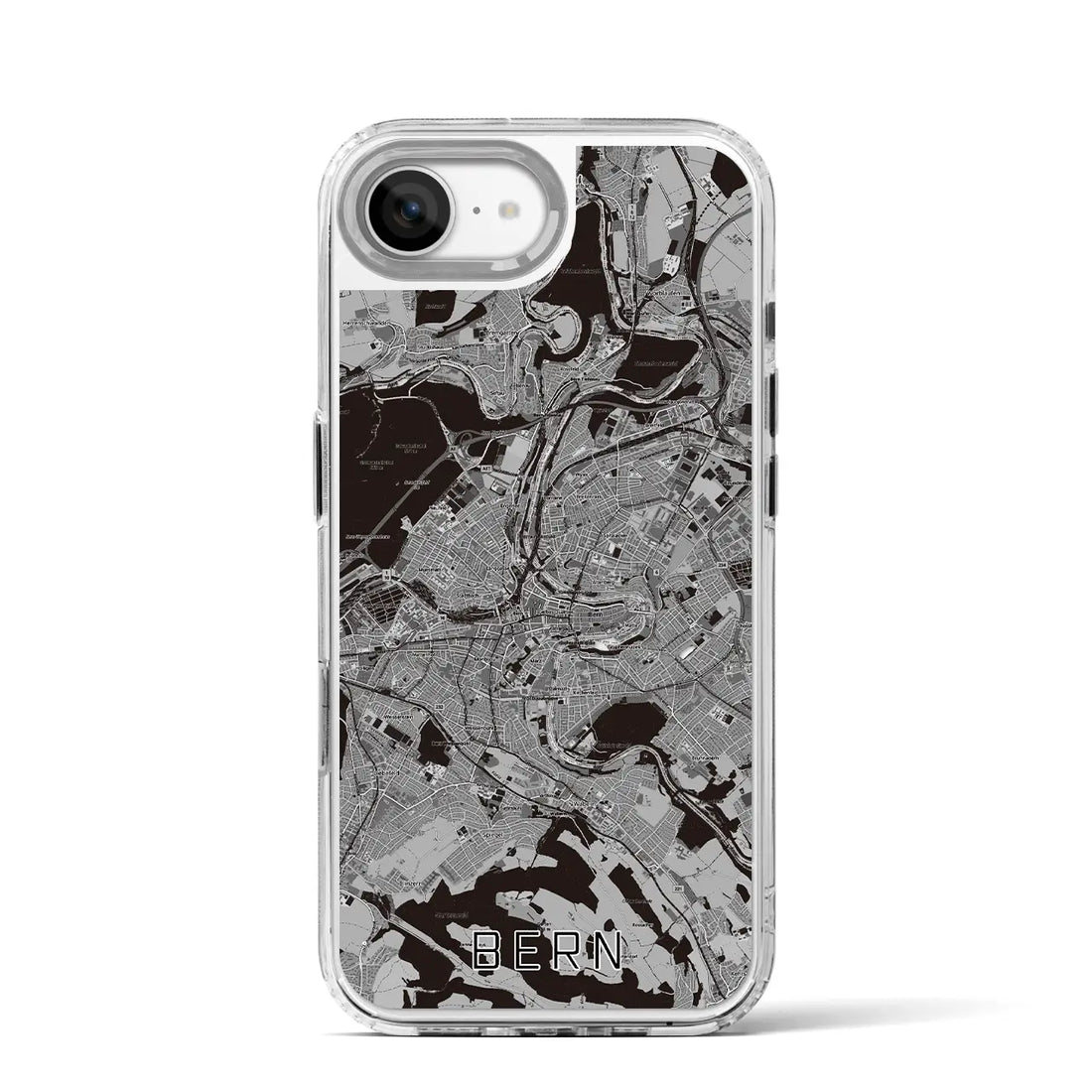 【ベルン(スイス)】地図柄iPhoneケース(MagSafeタイプ)