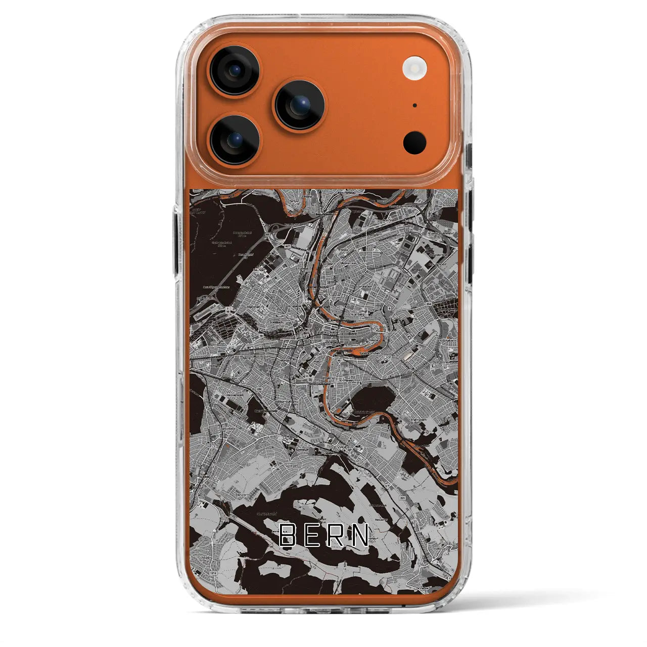【ベルン(スイス)】地図柄iPhoneケース(MagSafeタイプ)