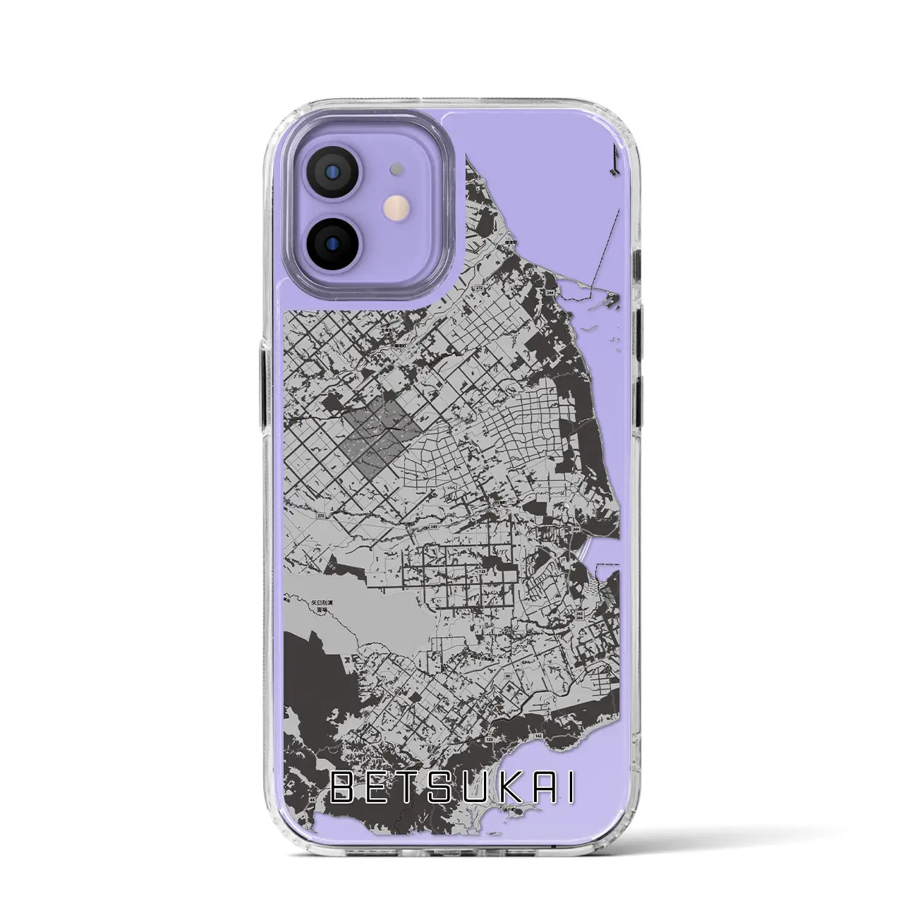【別海(北海道)】地図柄iPhoneケース(MagSafeタイプ)