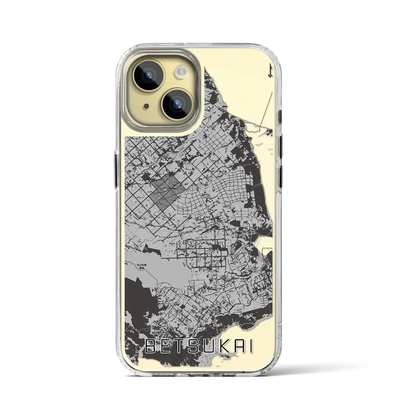【別海(北海道)】地図柄iPhoneケース(MagSafeタイプ)