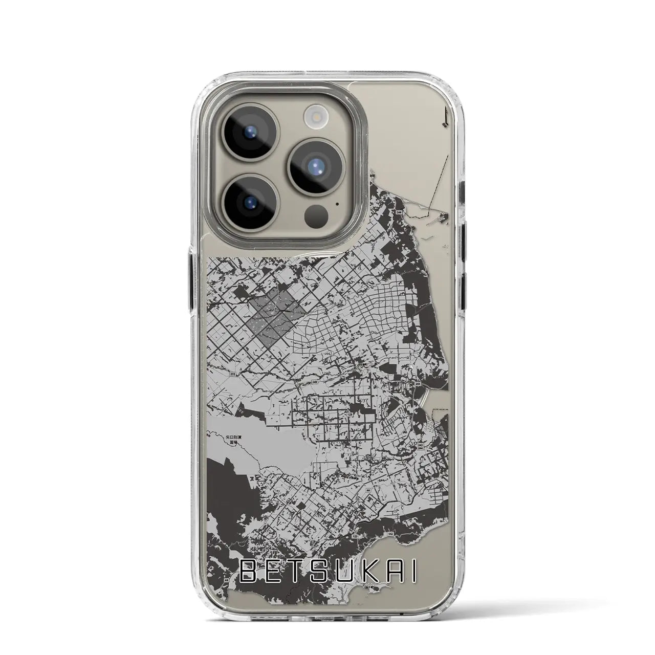 【別海(北海道)】地図柄iPhoneケース(MagSafeタイプ)