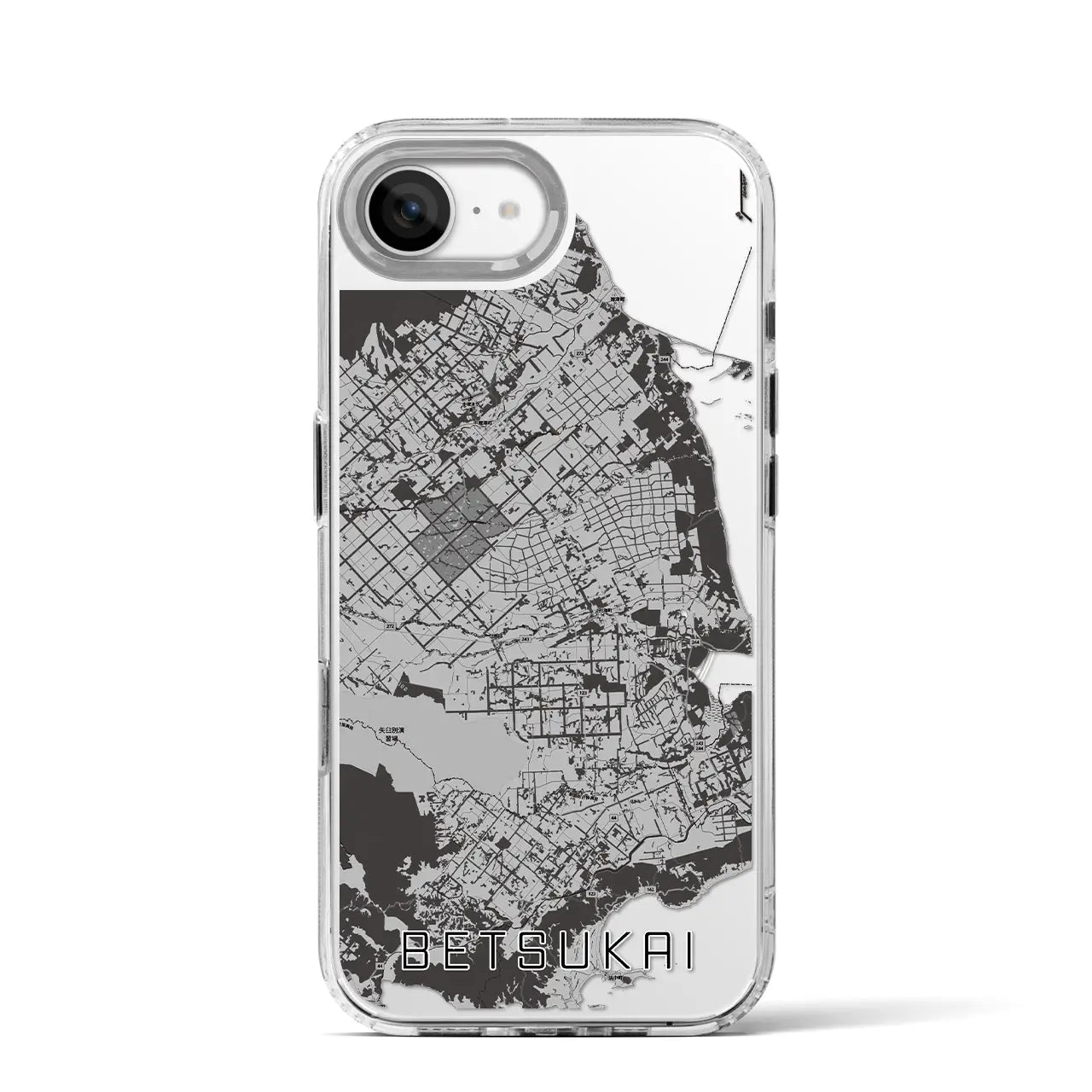 【別海(北海道)】地図柄iPhoneケース(MagSafeタイプ)