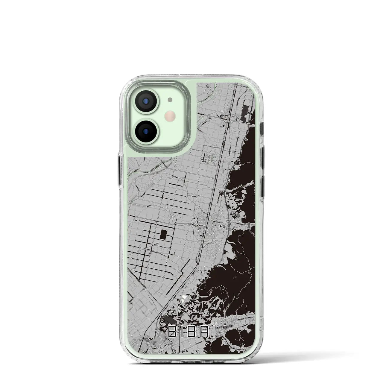 【美唄(北海道)】地図柄iPhoneケース(MagSafeタイプ)