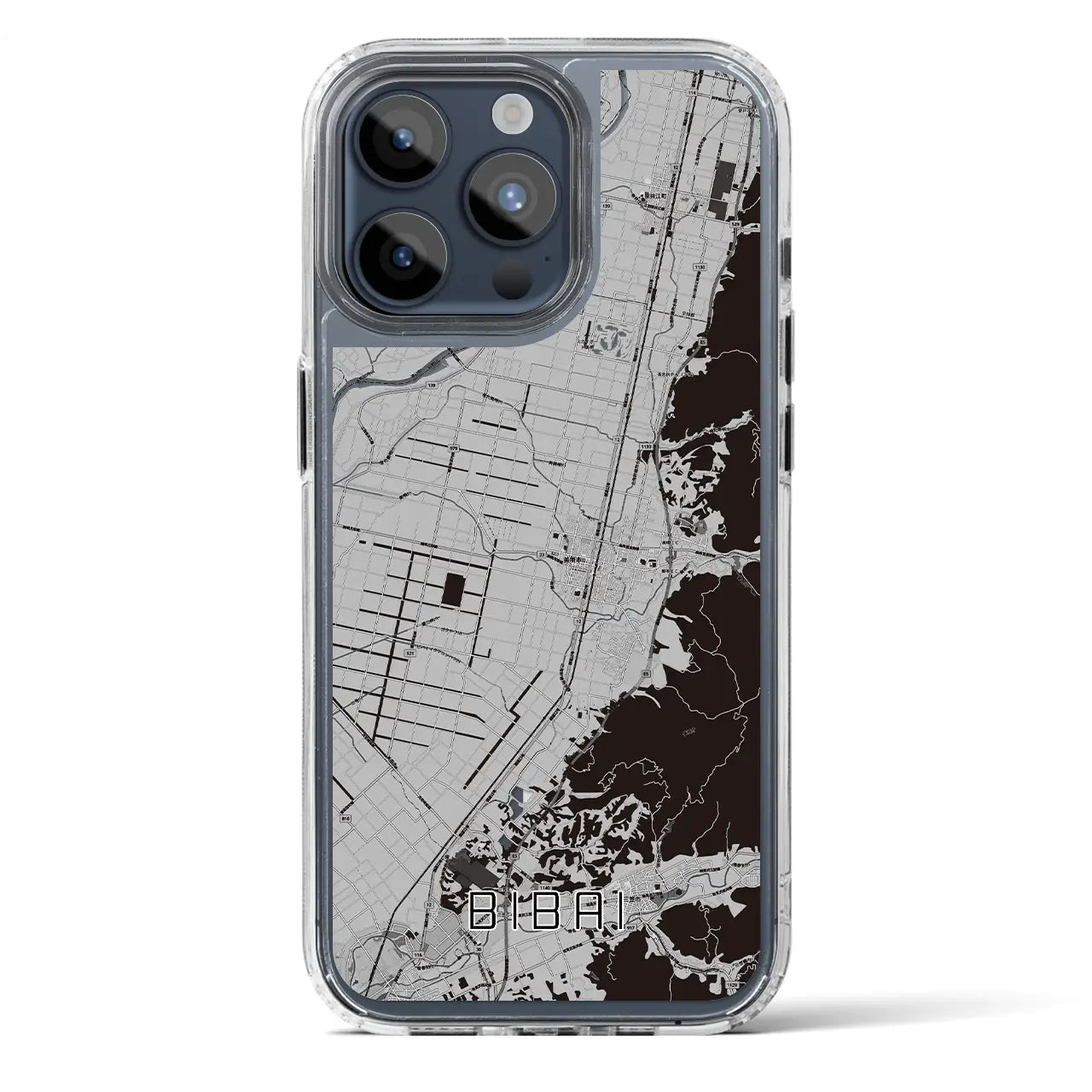 【美唄(北海道)】地図柄iPhoneケース(MagSafeタイプ)