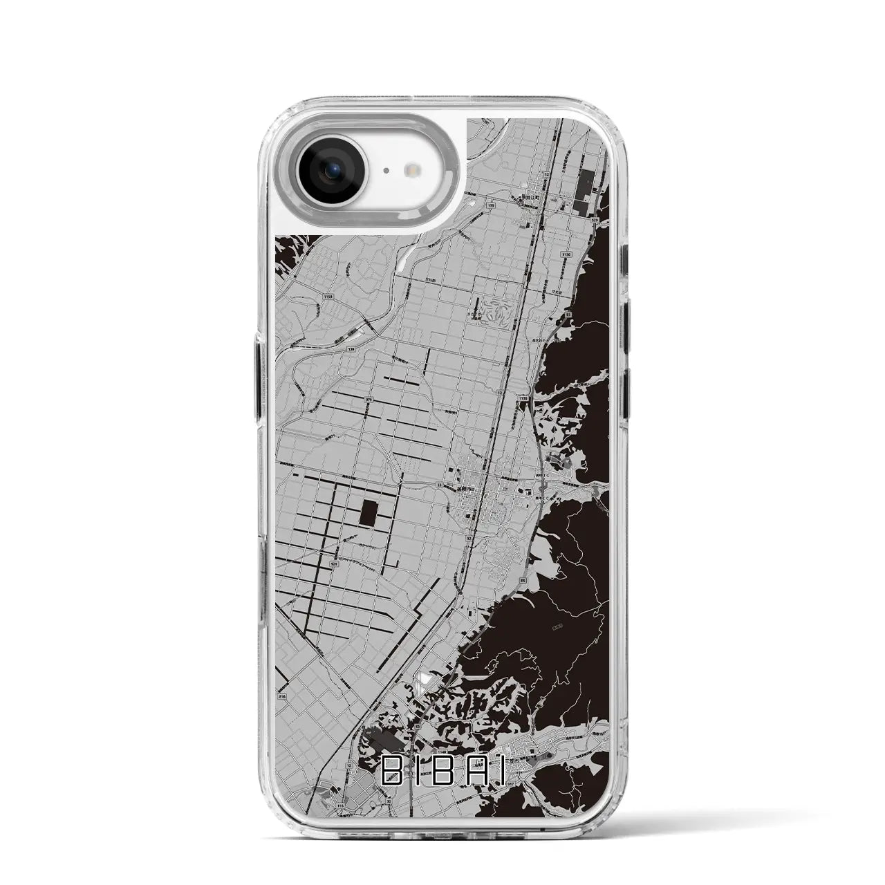 【美唄(北海道)】地図柄iPhoneケース(MagSafeタイプ)