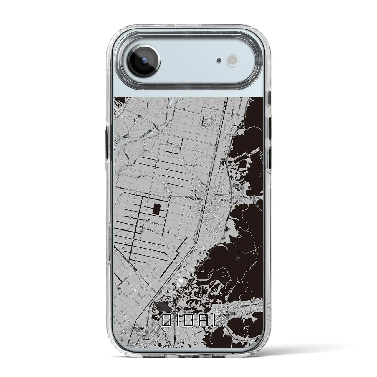 【美唄(北海道)】地図柄iPhoneケース(MagSafeタイプ)