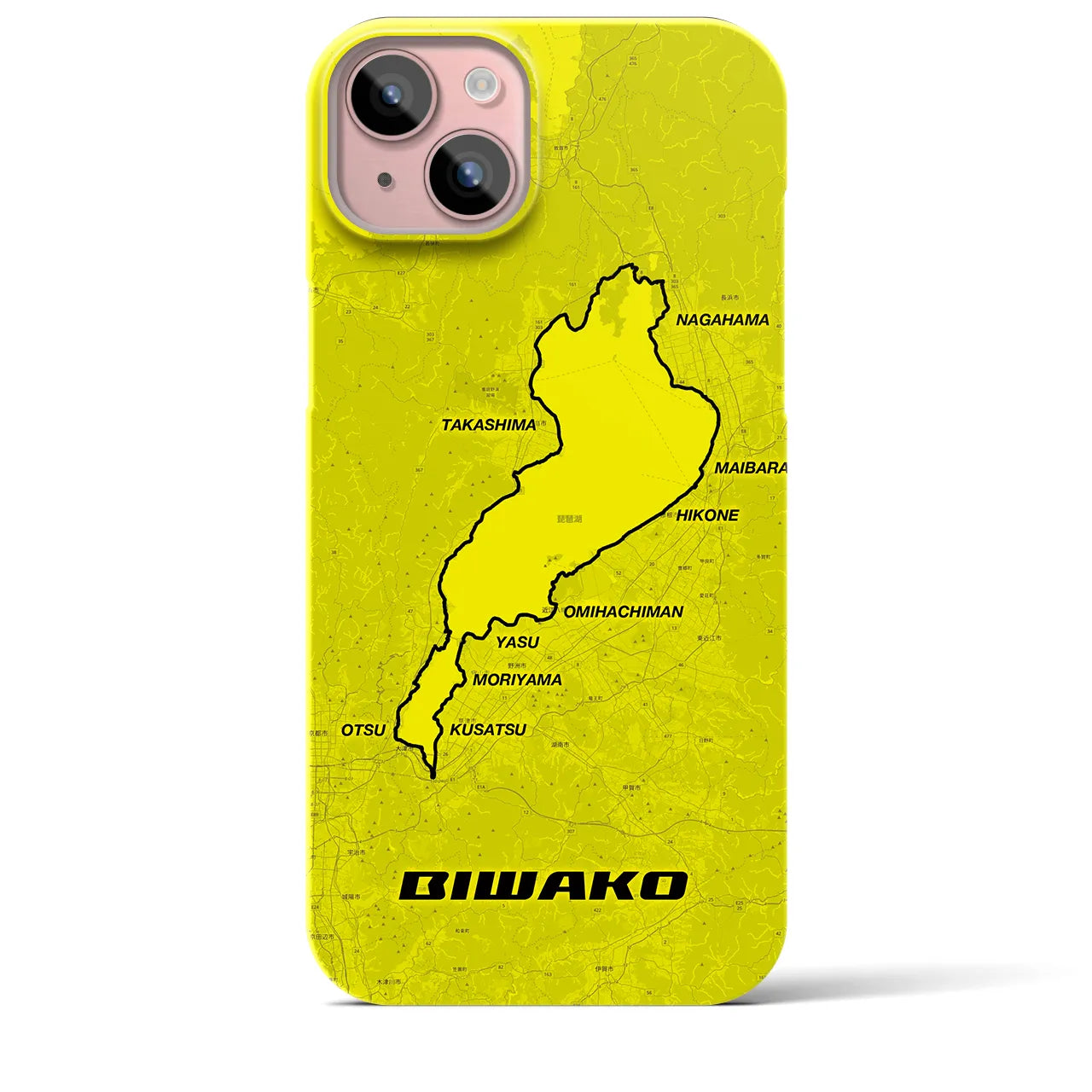 【琵琶湖(滋賀県)】サイクリストiPhoneケース(バックカバータイプ)