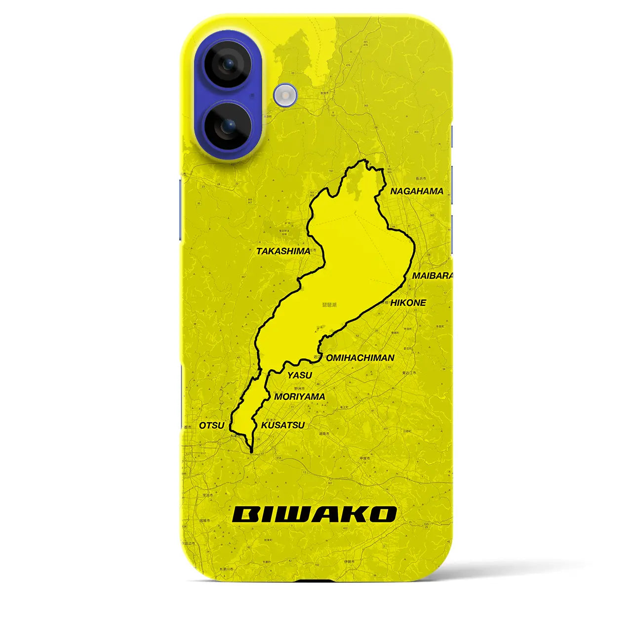 【琵琶湖(滋賀県)】サイクリストiPhoneケース(バックカバータイプ)