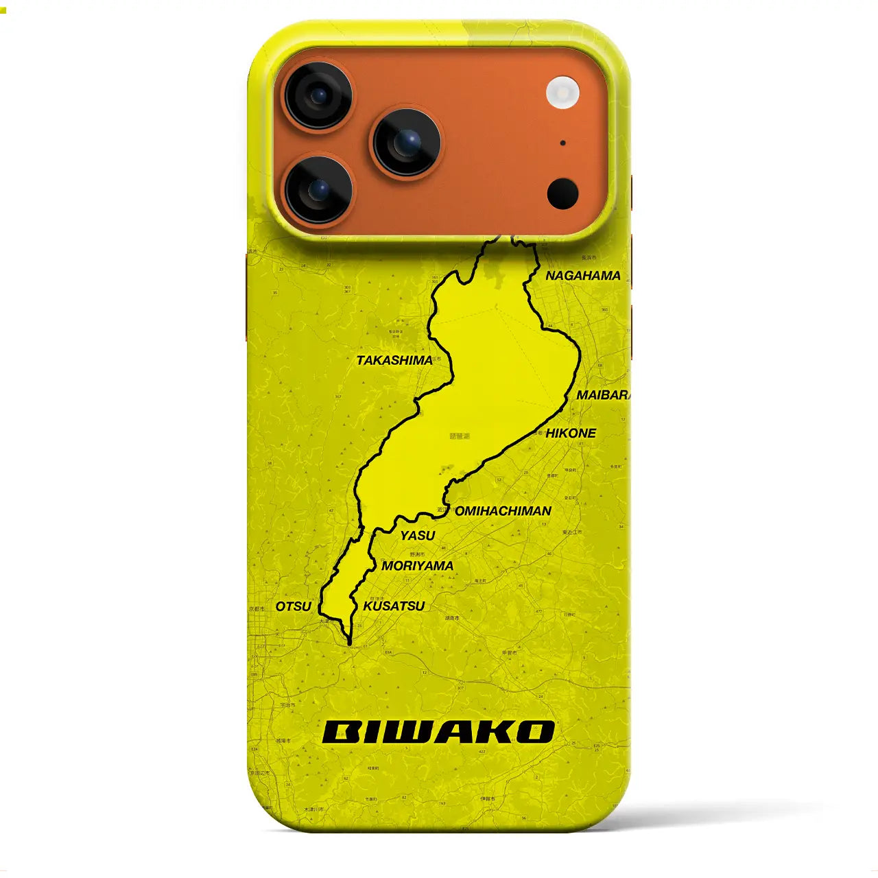 【琵琶湖(滋賀県)】サイクリストiPhoneケース(バックカバータイプ)