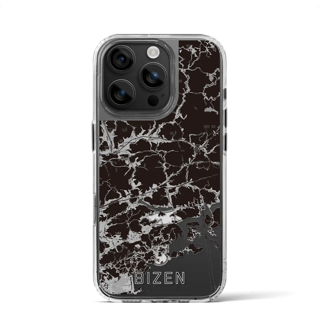 【備前(岡山県)】地図柄iPhoneケース(MagSafeタイプ)