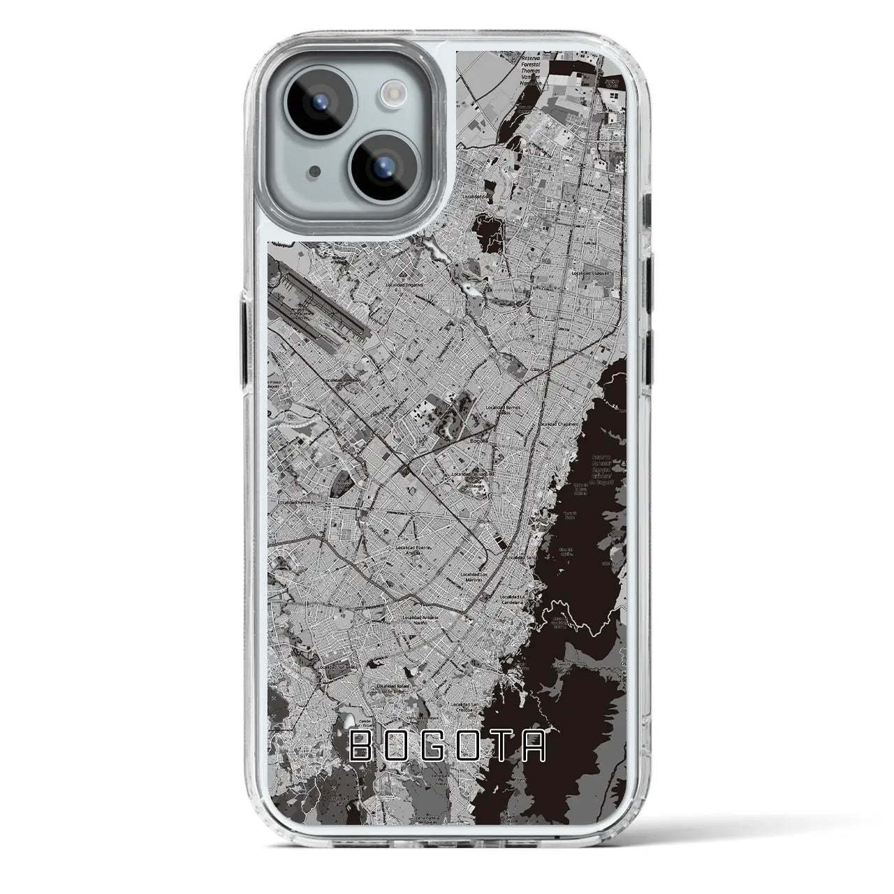 【ボゴタ(コロンビア)】地図柄iPhoneケース(MagSafeタイプ)