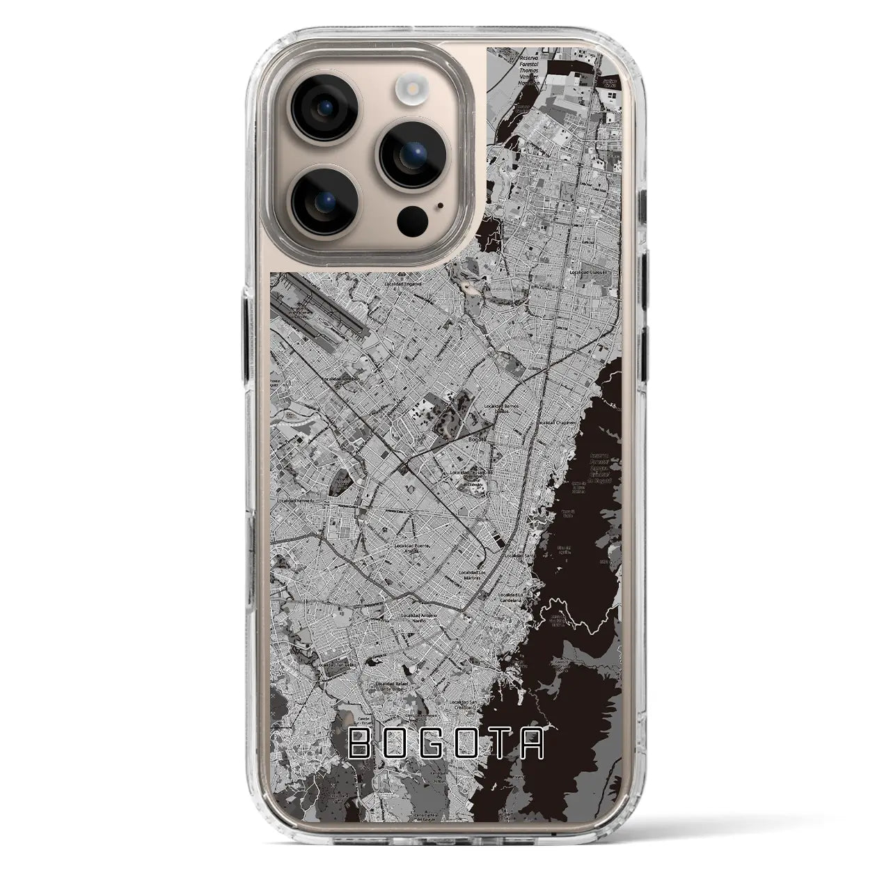 【ボゴタ(コロンビア)】地図柄iPhoneケース(MagSafeタイプ)