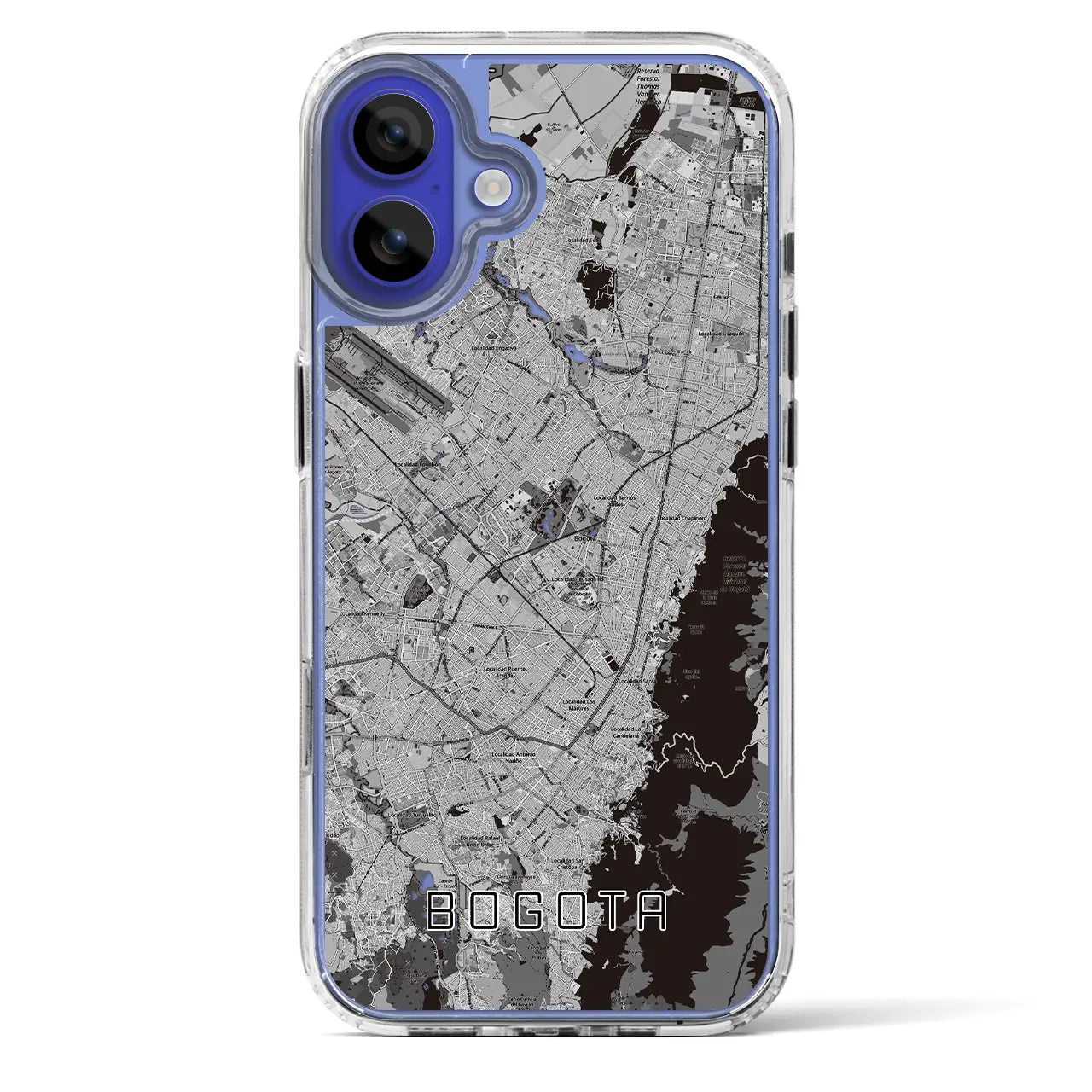 【ボゴタ(コロンビア)】地図柄iPhoneケース(MagSafeタイプ)