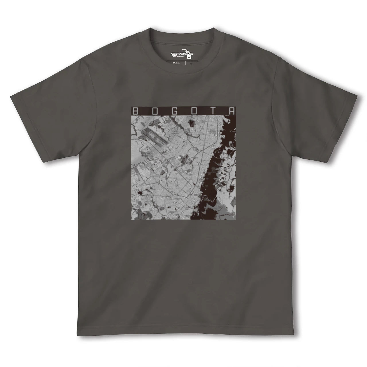 【ボゴタ(コロンビア)】地図柄ヘビーウェイトTシャツ