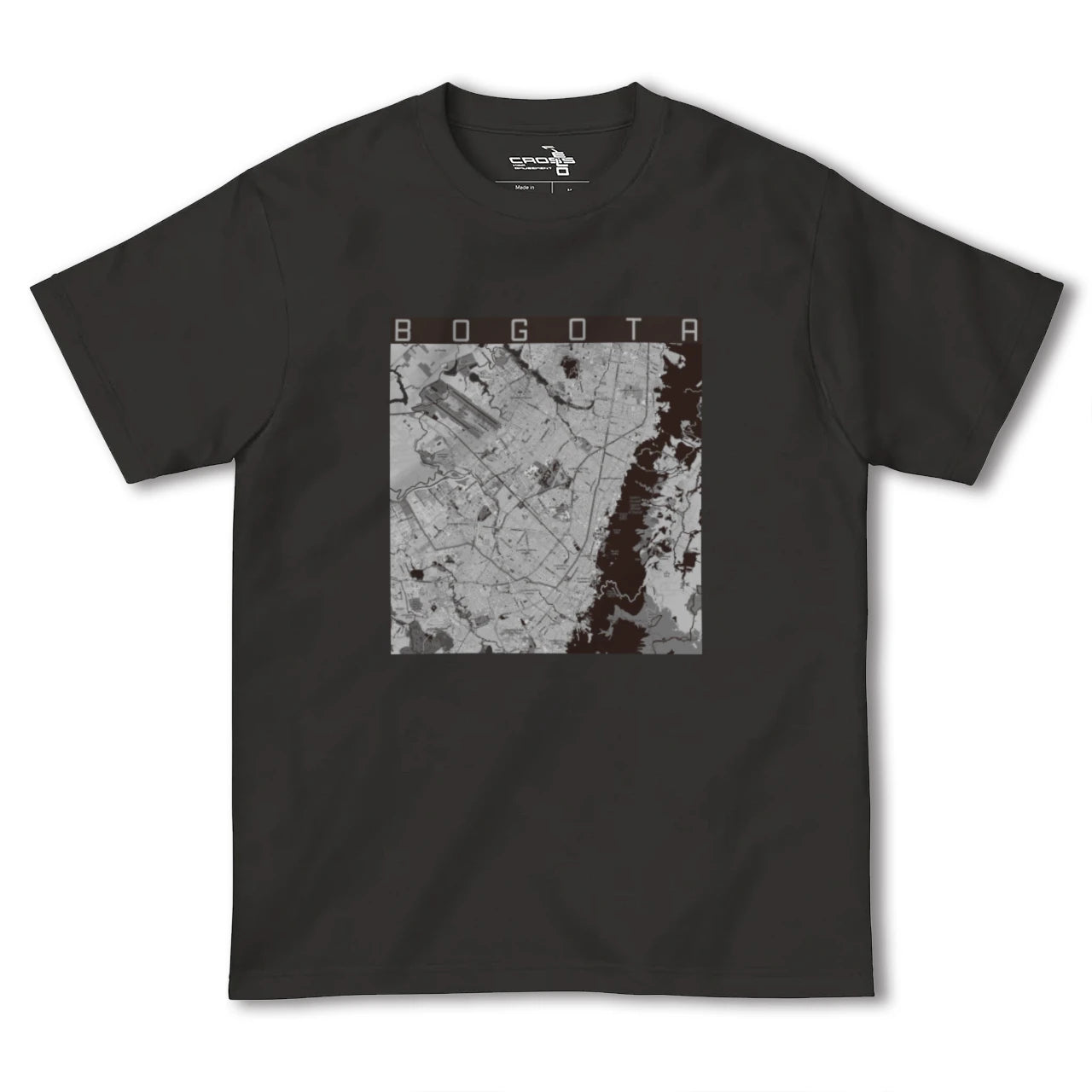 【ボゴタ(コロンビア)】地図柄ヘビーウェイトTシャツ