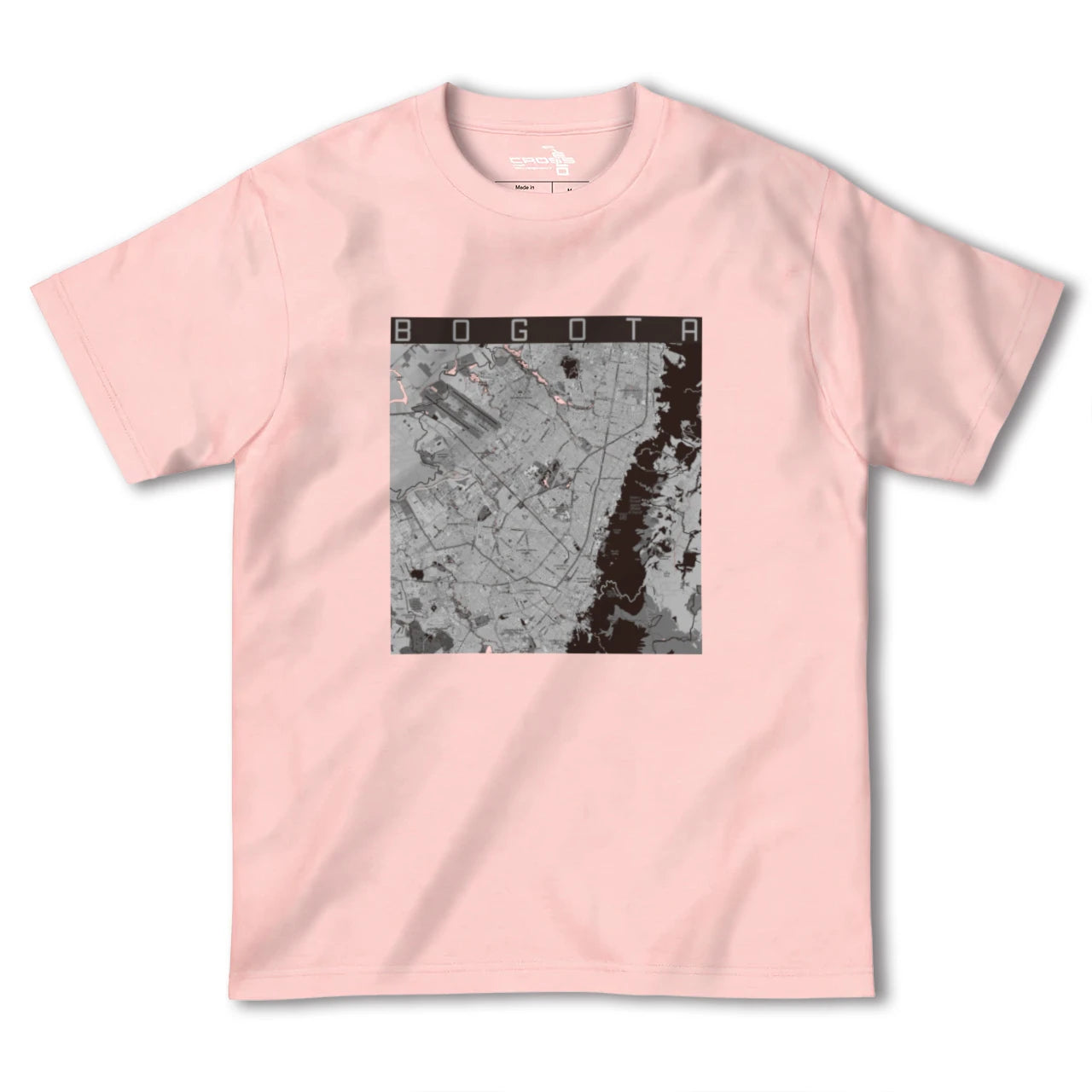 【ボゴタ(コロンビア)】地図柄ヘビーウェイトTシャツ