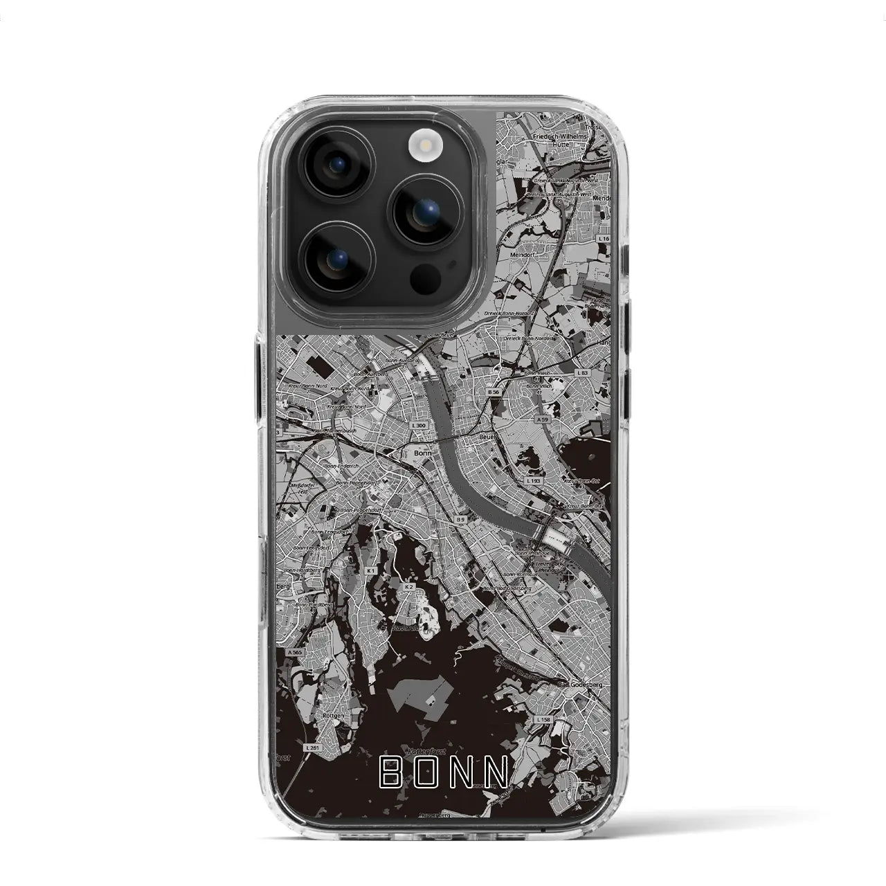 【ボン(ドイツ)】地図柄iPhoneケース(MagSafeタイプ)