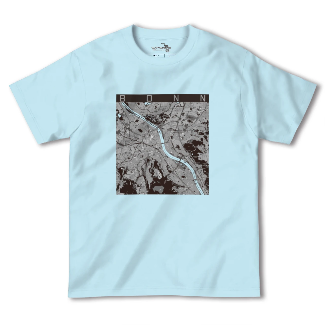 【ボン(ドイツ)】地図柄ヘビーウェイトTシャツ