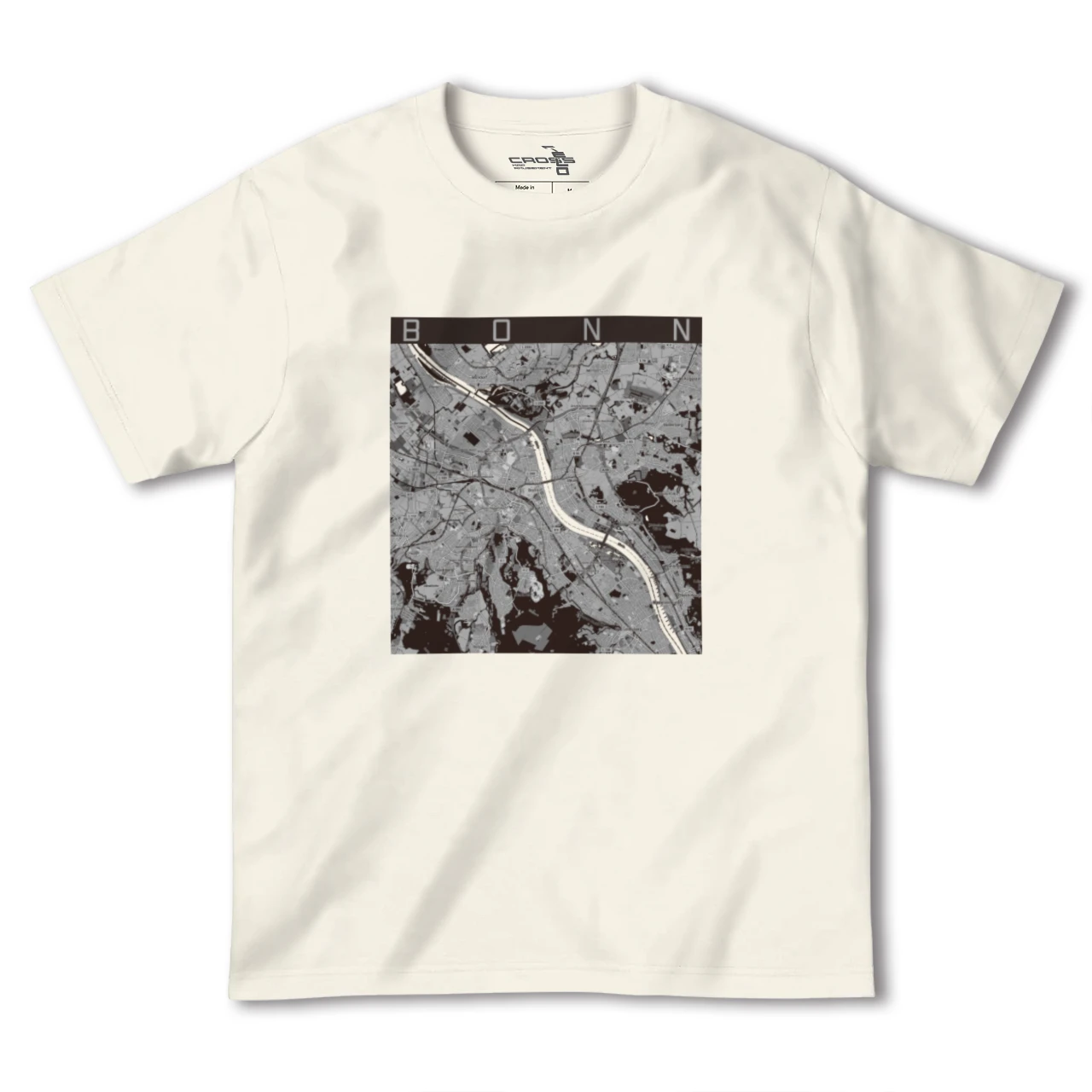 【ボン(ドイツ)】地図柄ヘビーウェイトTシャツ