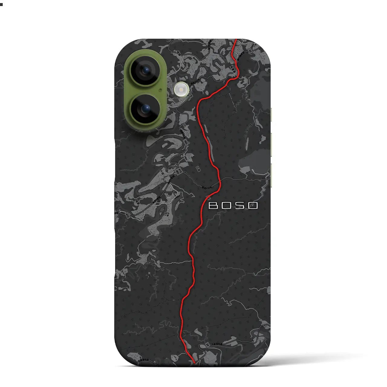 【房総(千葉県)】スカイラインiPhoneケース(バックカバータイプ)チャコール・iPhone 17 Pro Max 用