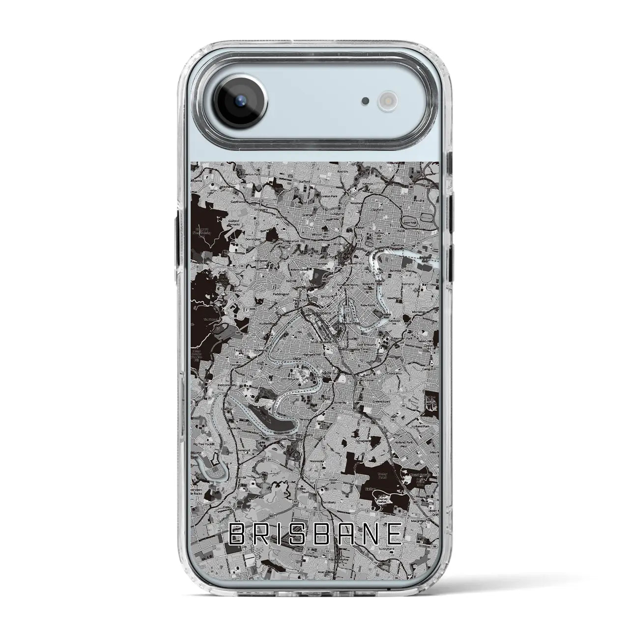 【ブリスベン(オーストラリア)】地図柄iPhoneケース(MagSafeタイプ)