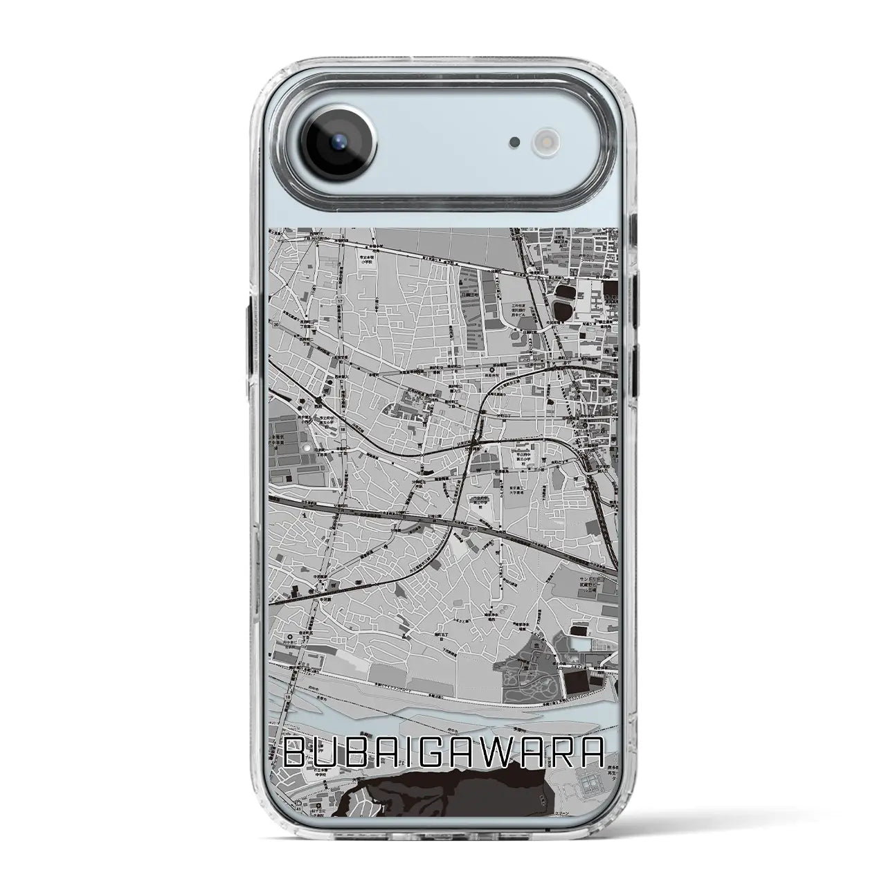 【分倍河原(東京都)】地図柄iPhoneケース(MagSafeタイプ)