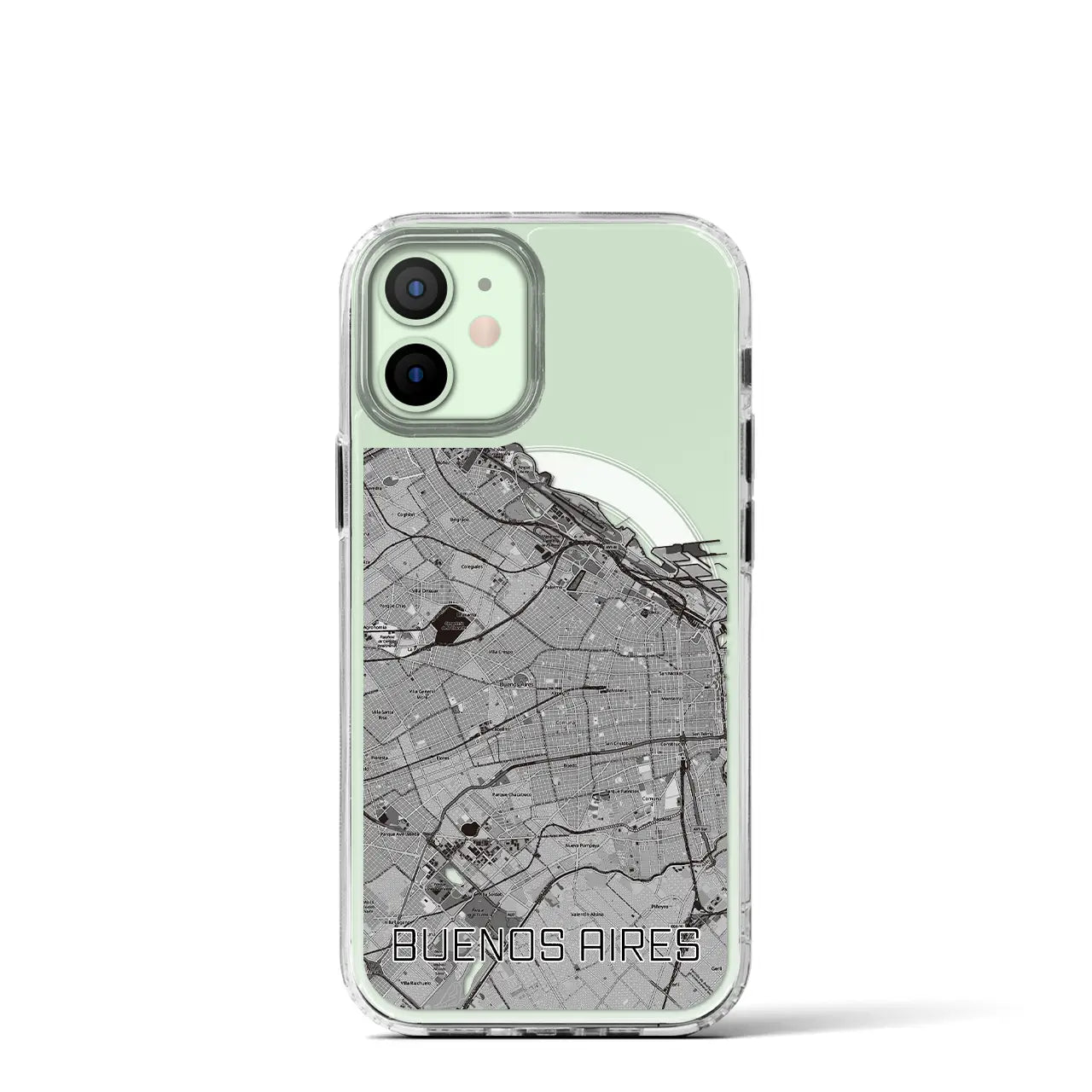 【ブエノスアイレス(アルゼンチン)】地図柄iPhoneケース(MagSafeタイプ)