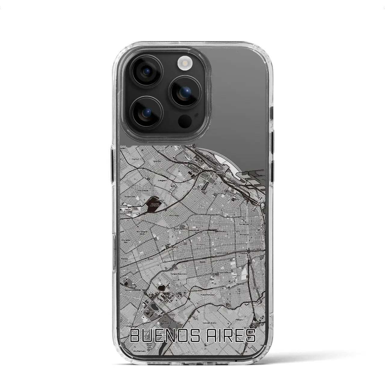 【ブエノスアイレス(アルゼンチン)】地図柄iPhoneケース(MagSafeタイプ)