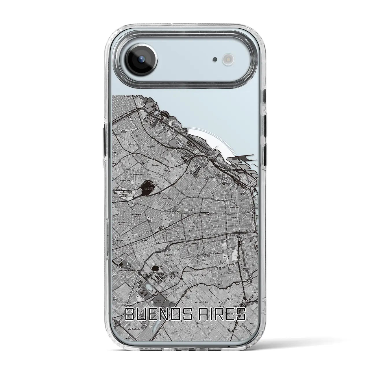 【ブエノスアイレス(アルゼンチン)】地図柄iPhoneケース(MagSafeタイプ)