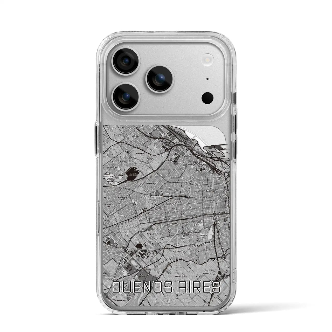 【ブエノスアイレス(アルゼンチン)】地図柄iPhoneケース(MagSafeタイプ)