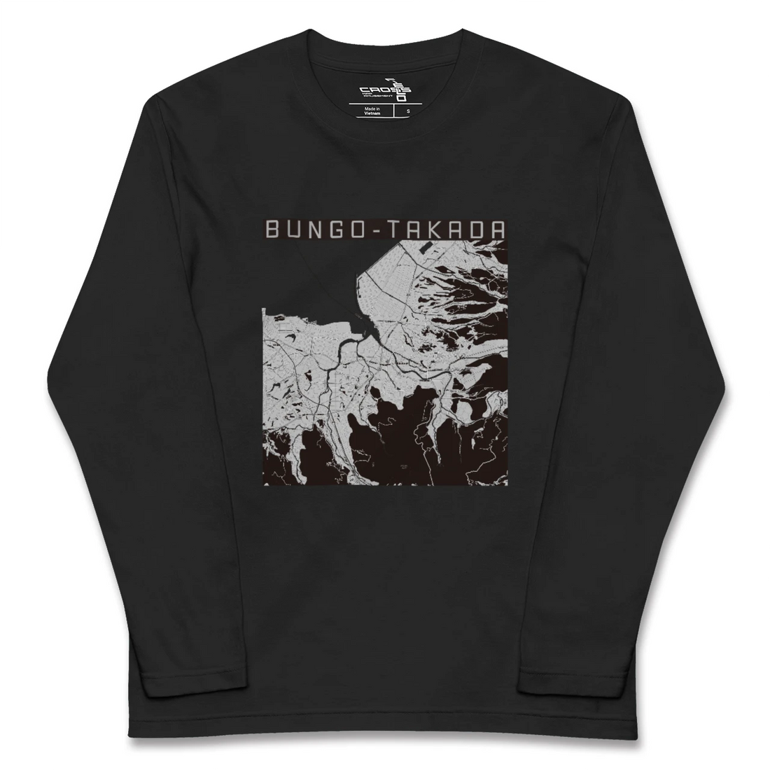 【豊後高田(大分県)】地図柄ロングスリーブTシャツ