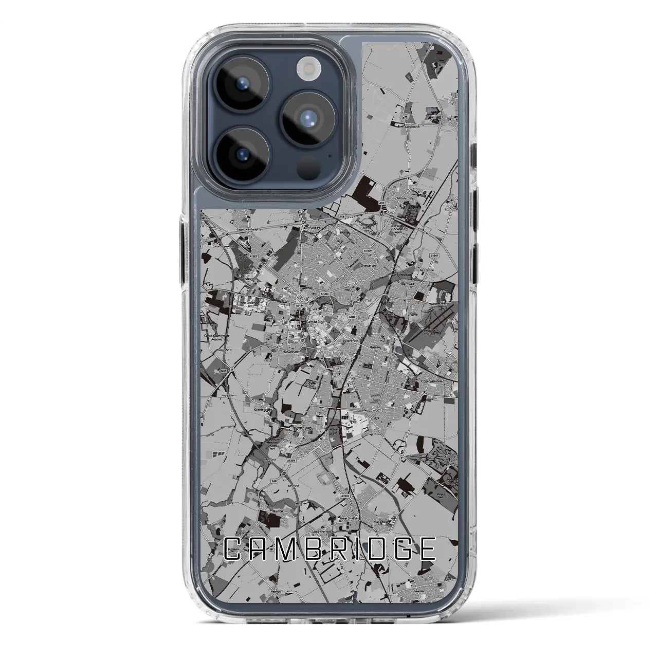 【ケンブリッジ(イギリス)】地図柄iPhoneケース(MagSafeタイプ)