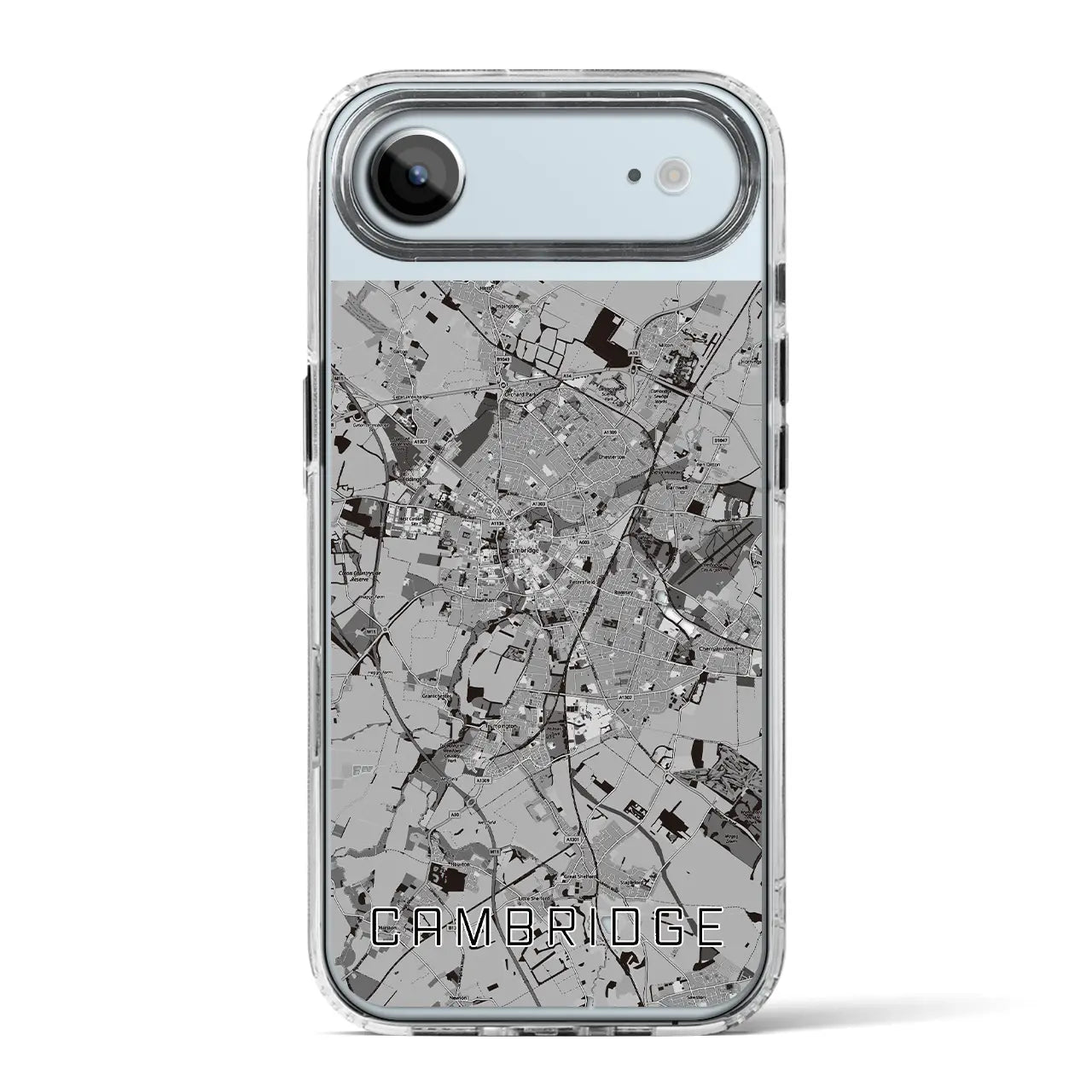 【ケンブリッジ(イギリス)】地図柄iPhoneケース(MagSafeタイプ)