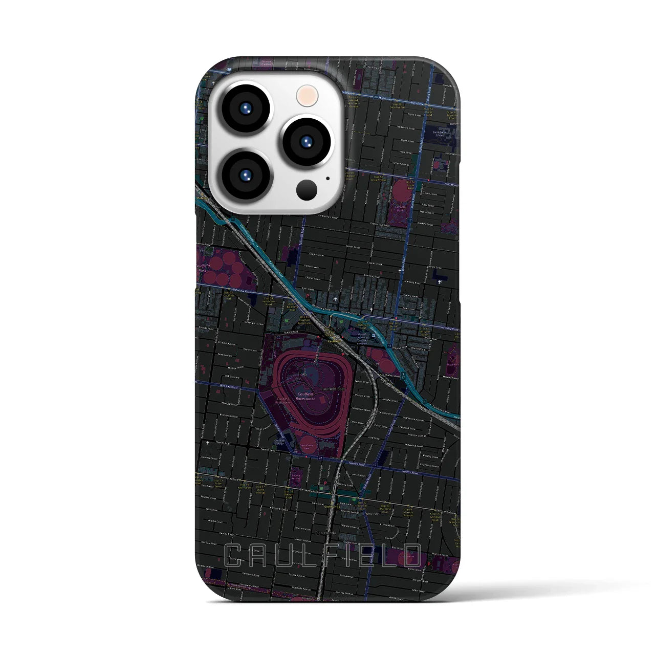 【コーフィールド(オーストラリア)】地図柄iPhoneケース(バックカバータイプ)
