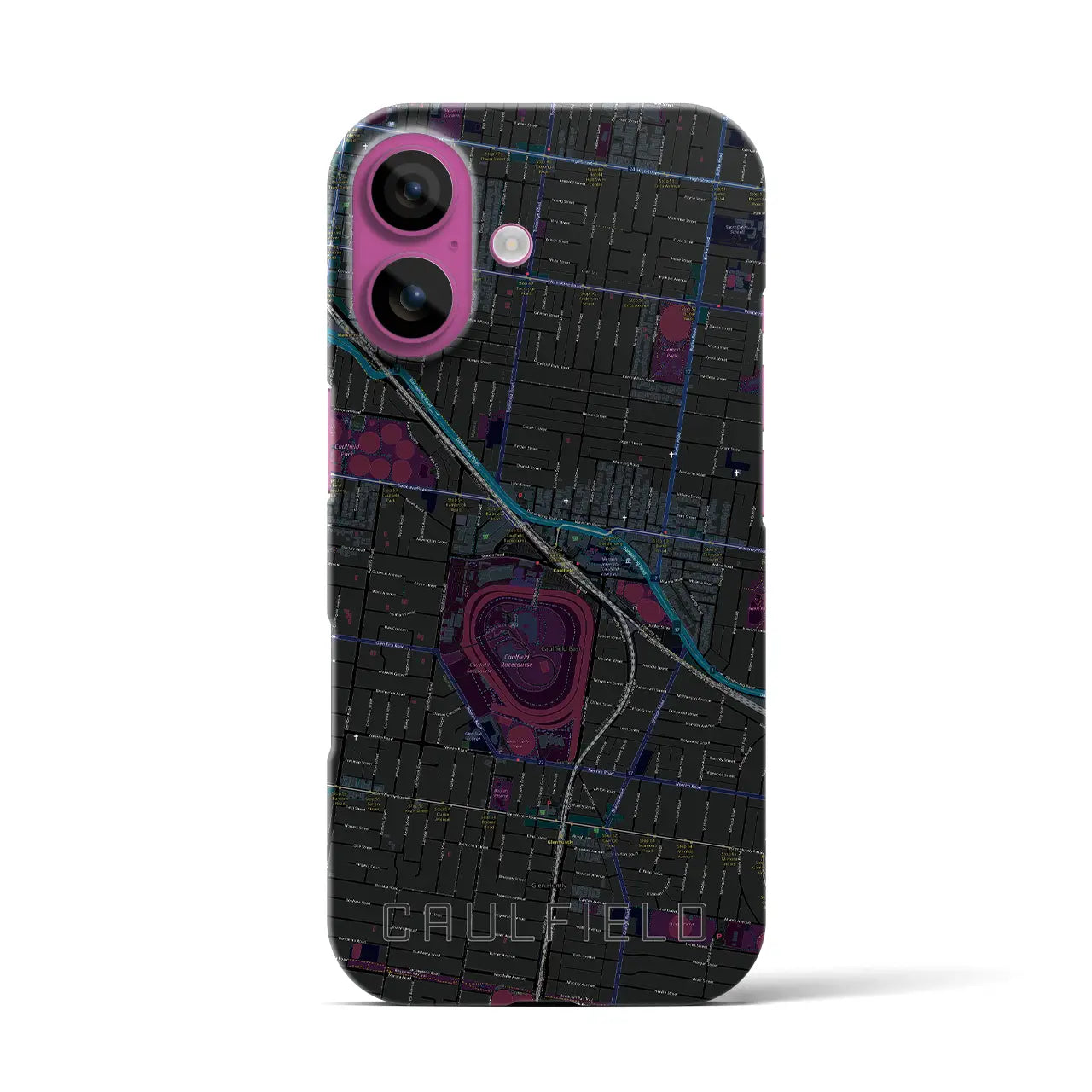 【コーフィールド(オーストラリア)】地図柄iPhoneケース(バックカバータイプ)