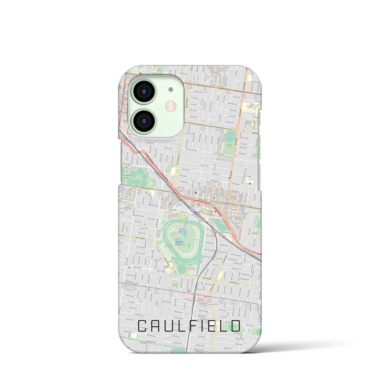 【コーフィールド(オーストラリア)】地図柄iPhoneケース(バックカバータイプ)