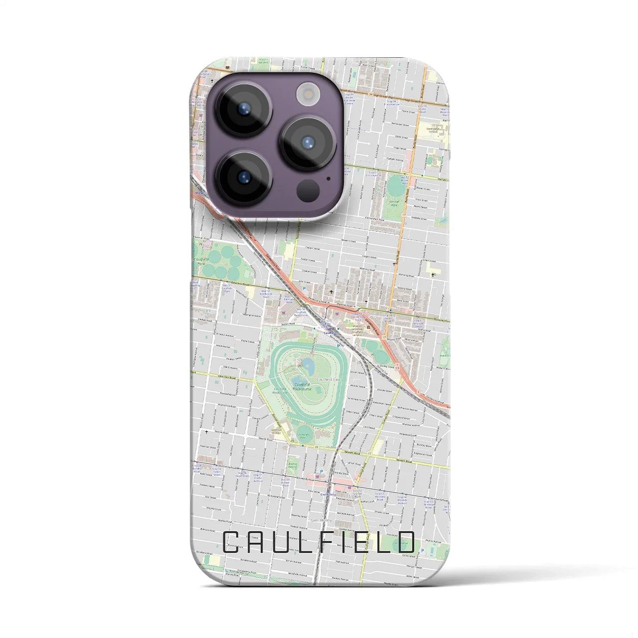 【コーフィールド(オーストラリア)】地図柄iPhoneケース(バックカバータイプ)